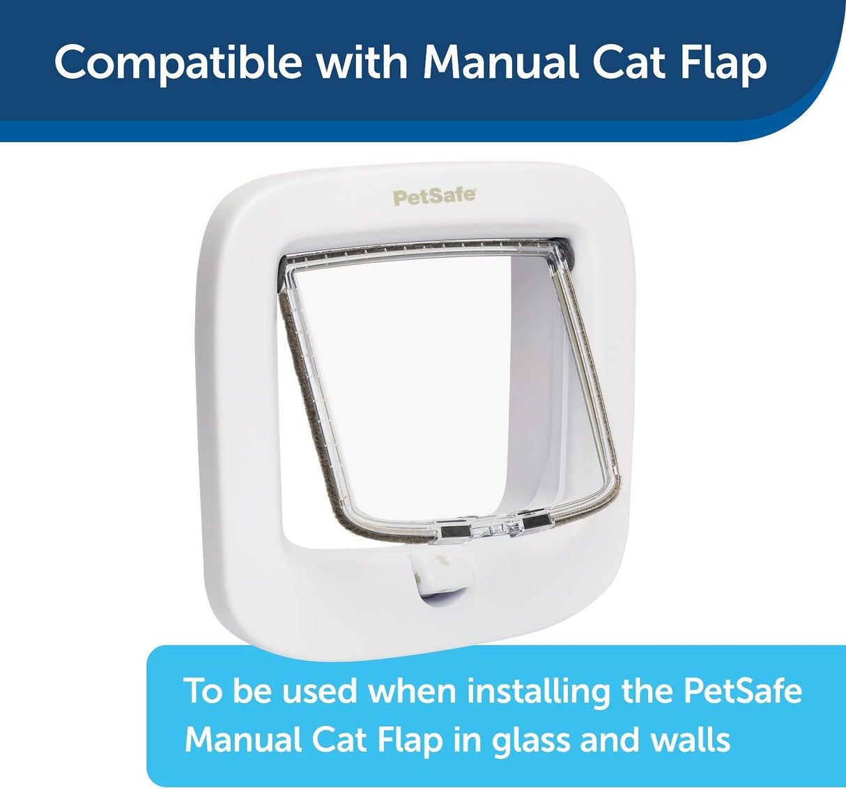 Adaptador de instalación Microchip Cat Flap y solapa manual