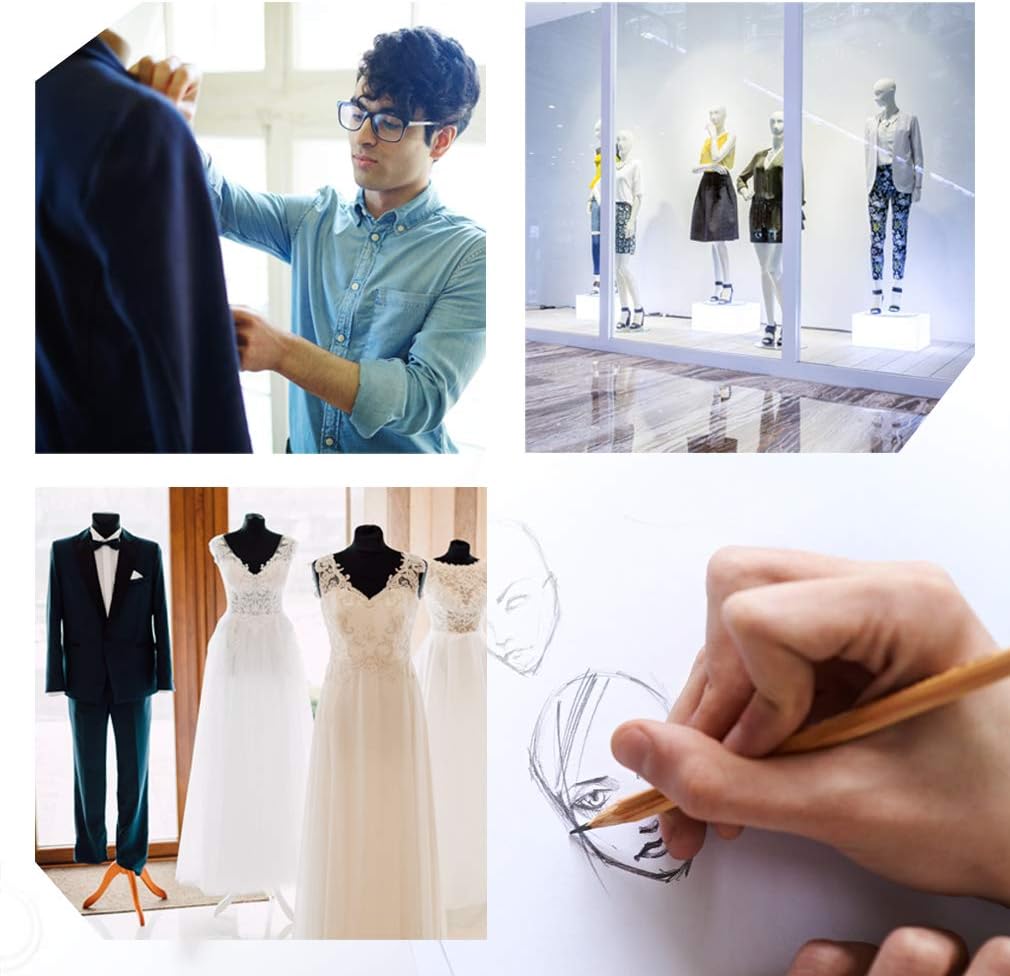 Maniquí Ajustable 73 con Base Metálica, Modelo Realista