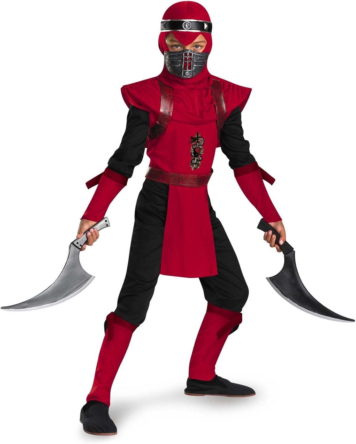 Disfraz Ninja Deluxe Shadow Ninjas para Niños, Talla 10-12