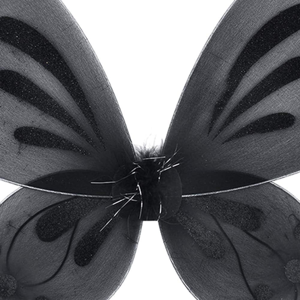 Disfraces de Alas de hada de mariposa negra talla única