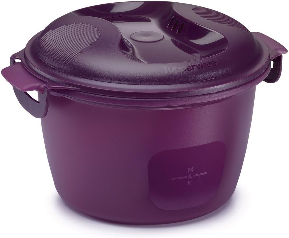 Cocedor de Arroz Microondas Tupperware 3L 12 Tazas Modelo Grande