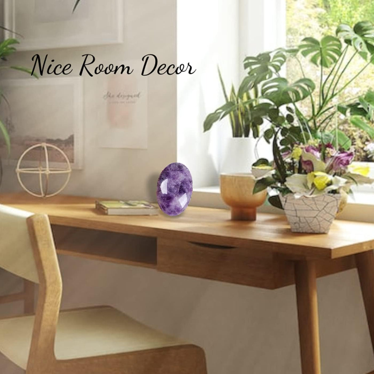 Cristales curativos de 2.4in, piedras preciosas para decoración