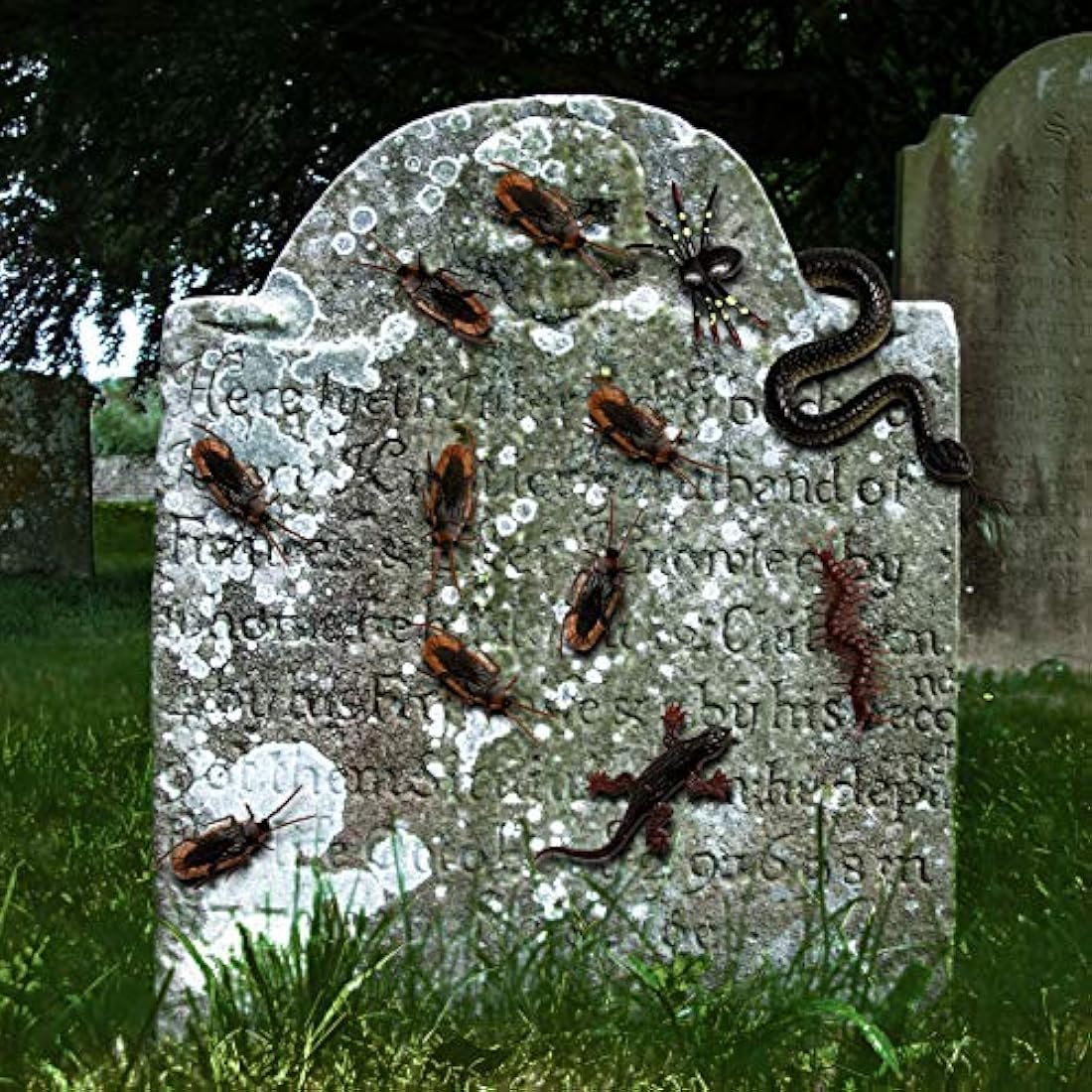 148 piezas de plástico insectos truco broma decoración