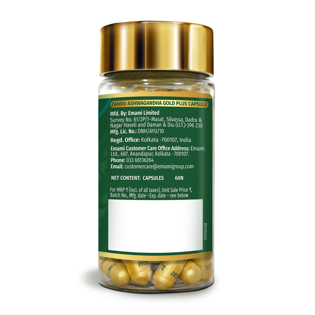 Zandu Ashwagandha Gold Plus: Suplemento Natural Energizante