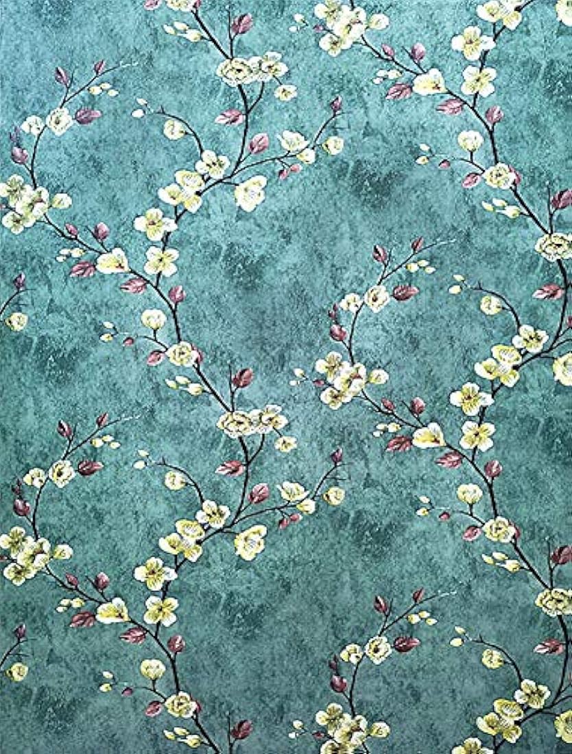 Papel pintado autoadhesivo con diseño floral