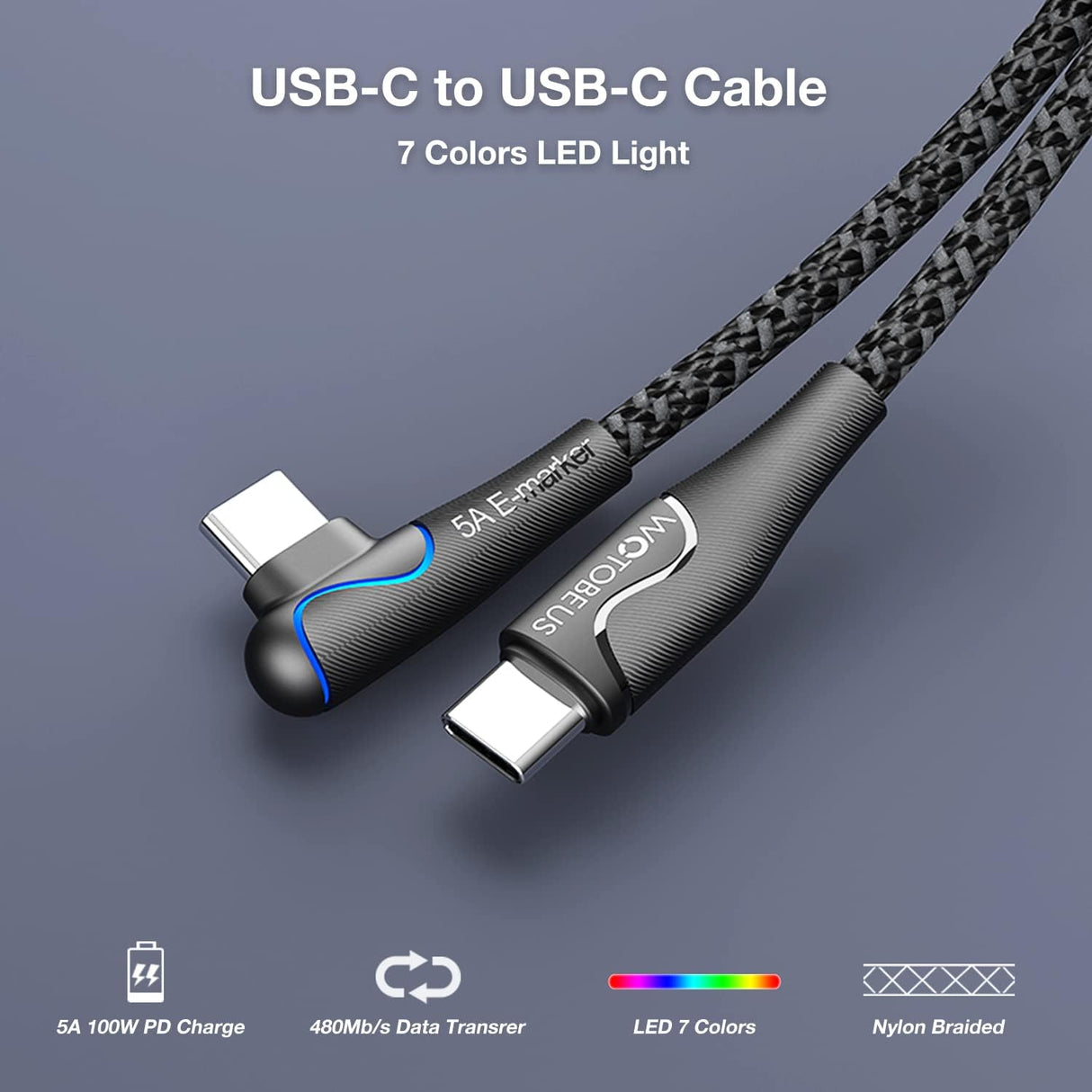 Cargador GaN USB C de 240 W Estación de carga súper rápida