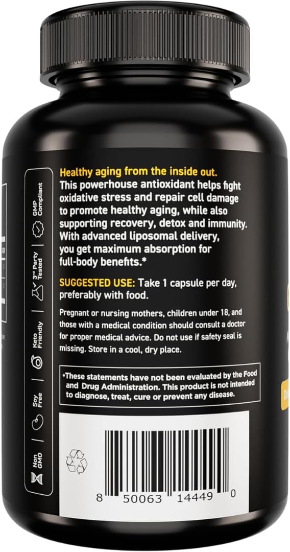 Suplemento Vitamínico Vital Vitamins Glutatión - 500mg L-Glutathione