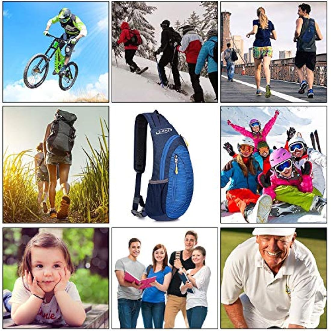 Mochila Pequeña Cruz Cuerpo