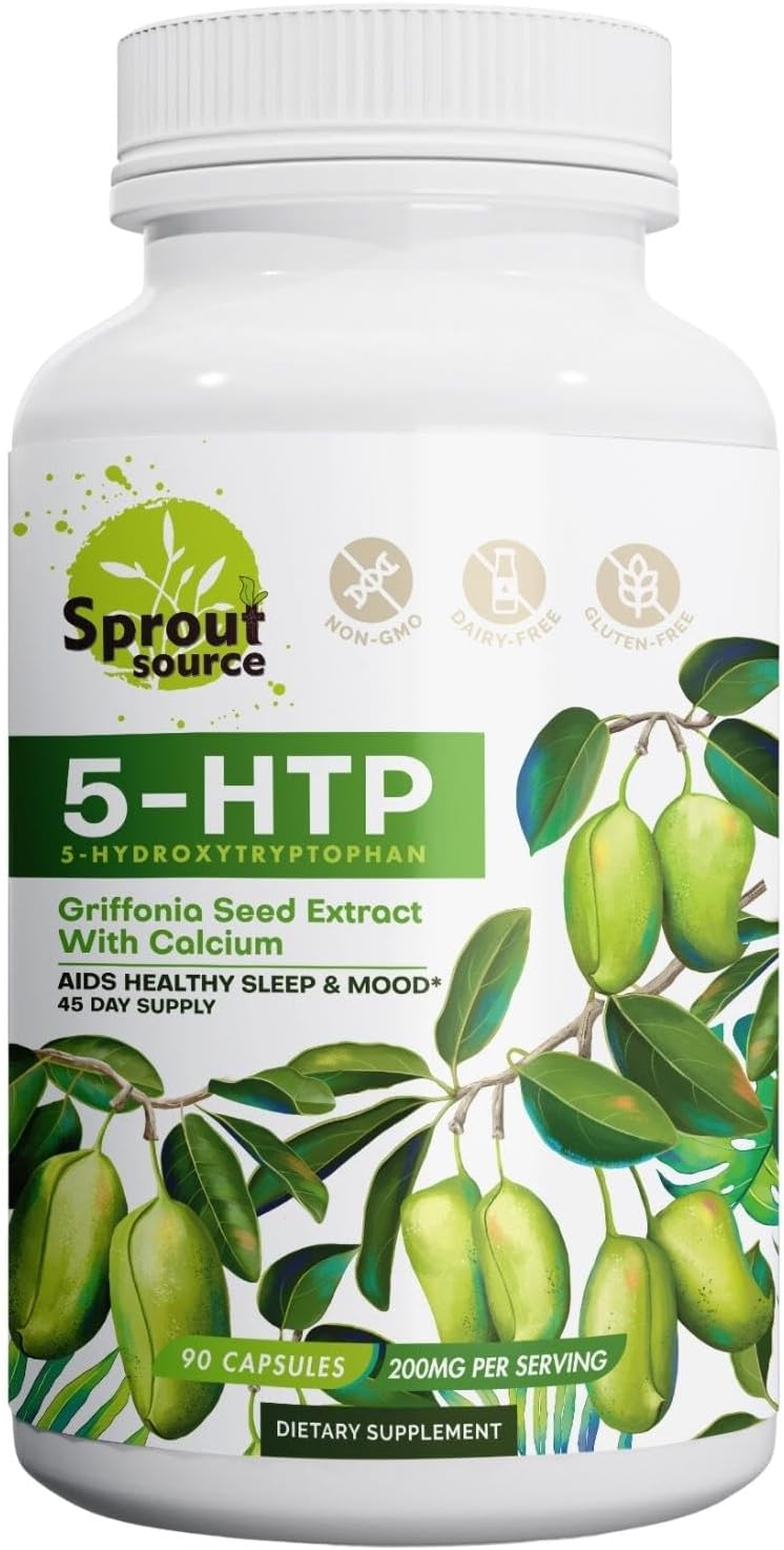 Suplemento 5-HTP 200mg - Apoyo al estado de ánimo y sueño