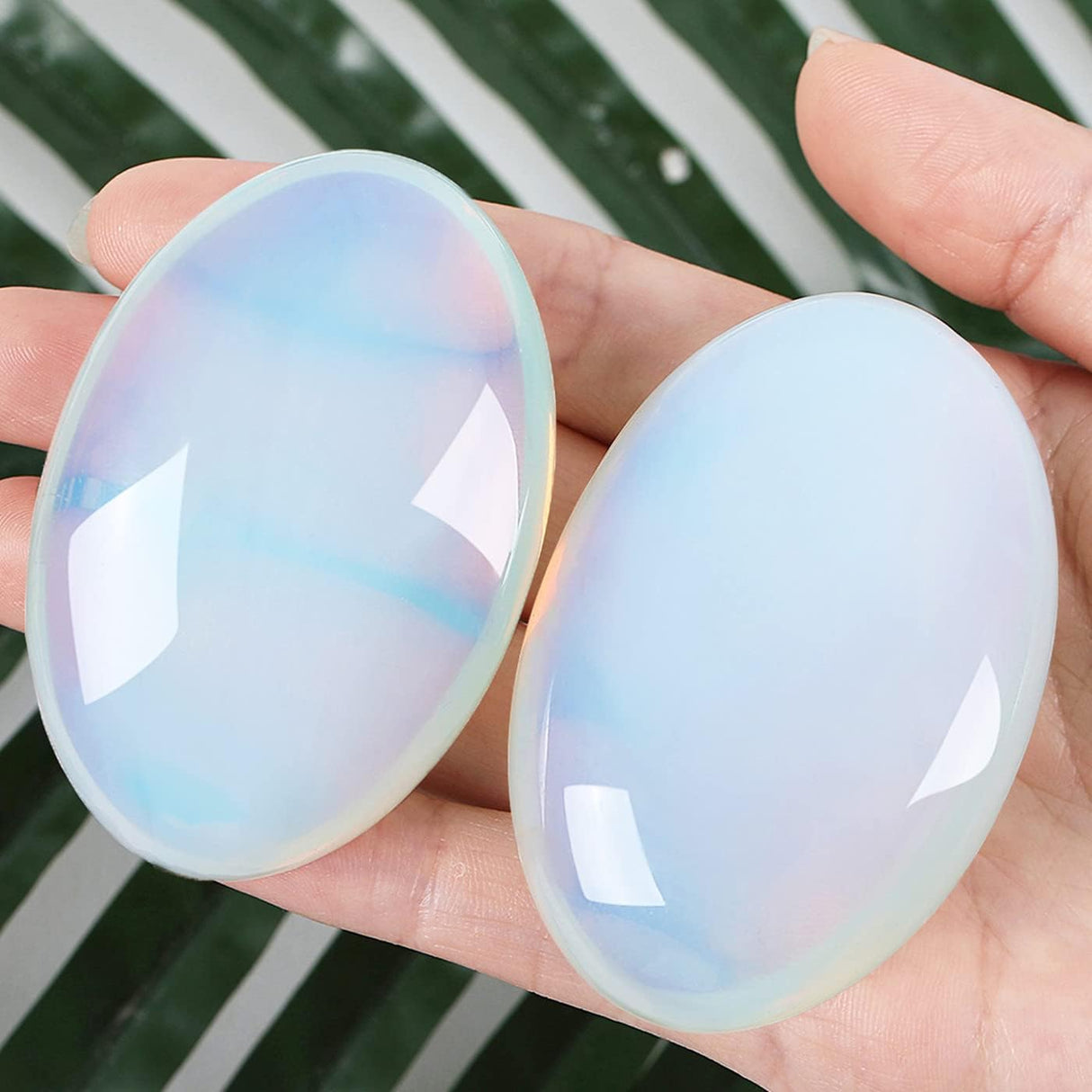 Cristales de ópalo de 2.4 pulgadas y piedras curativas