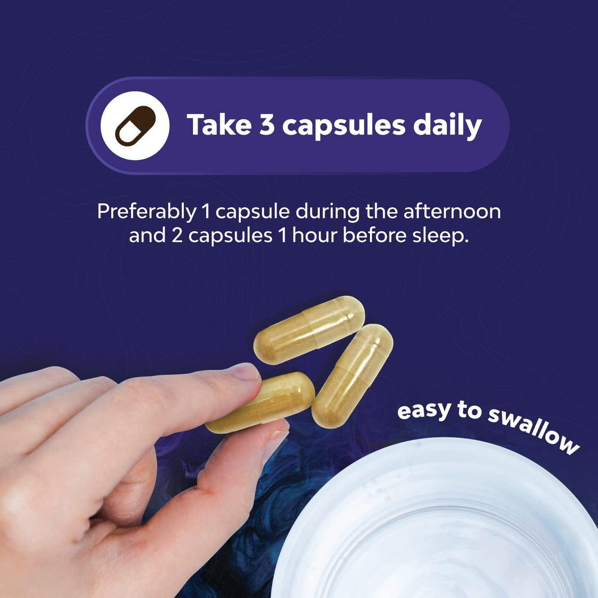 Suplemento de magnesio para dormir de alta absorción