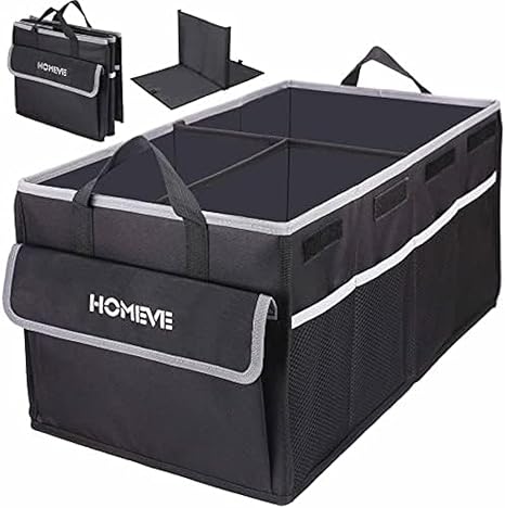 Organizador de Maletero Plegable, 3 Compartimentos, Multiuso