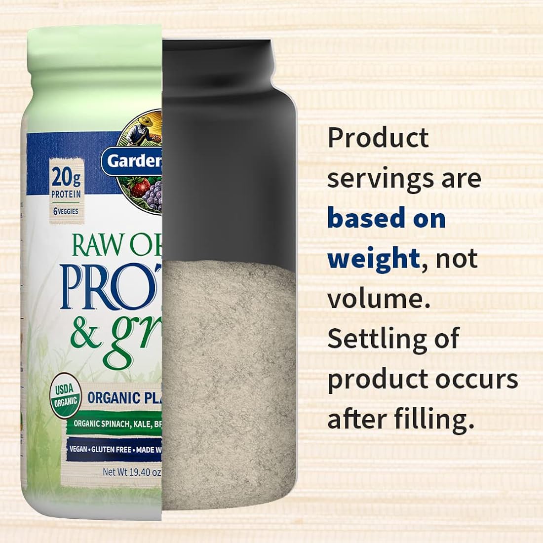 Suplementos Alimenticios Proteína orgánica cruda y verdes