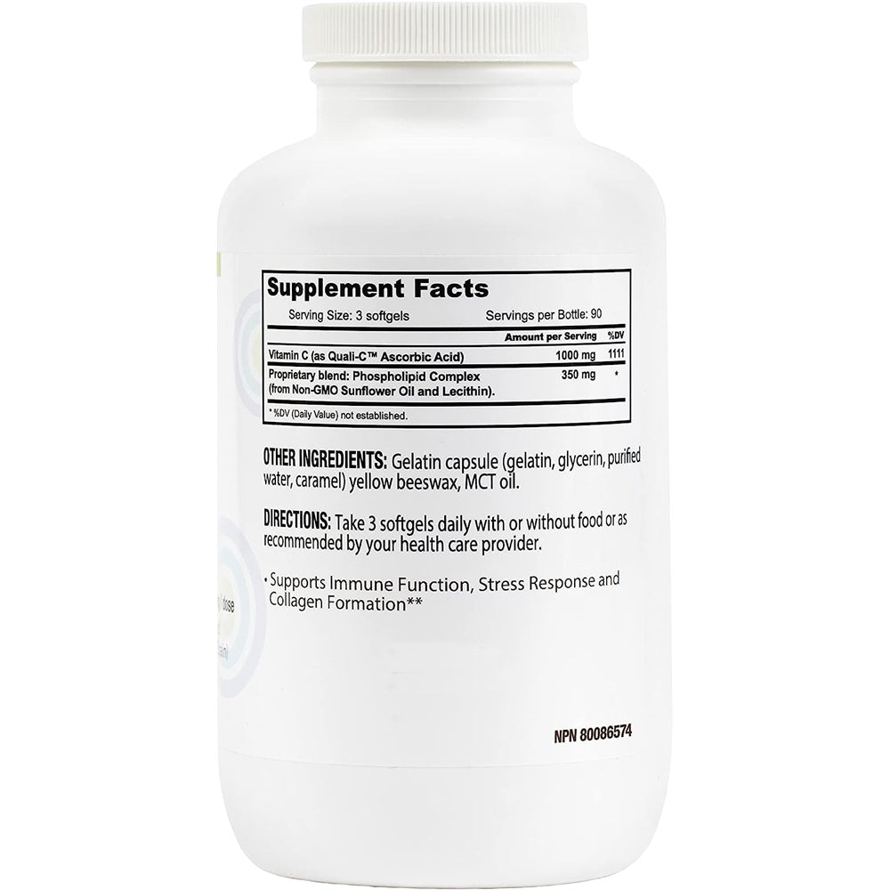 Suplementos Liposomal Vitamina C 1000 mg - 270 cápsulas