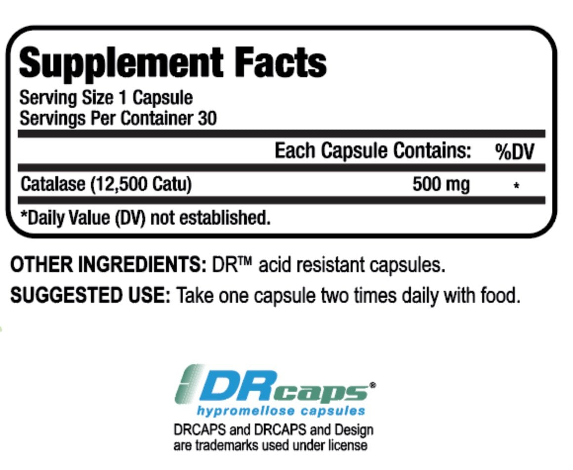 Catalase 500mg Antioxidante