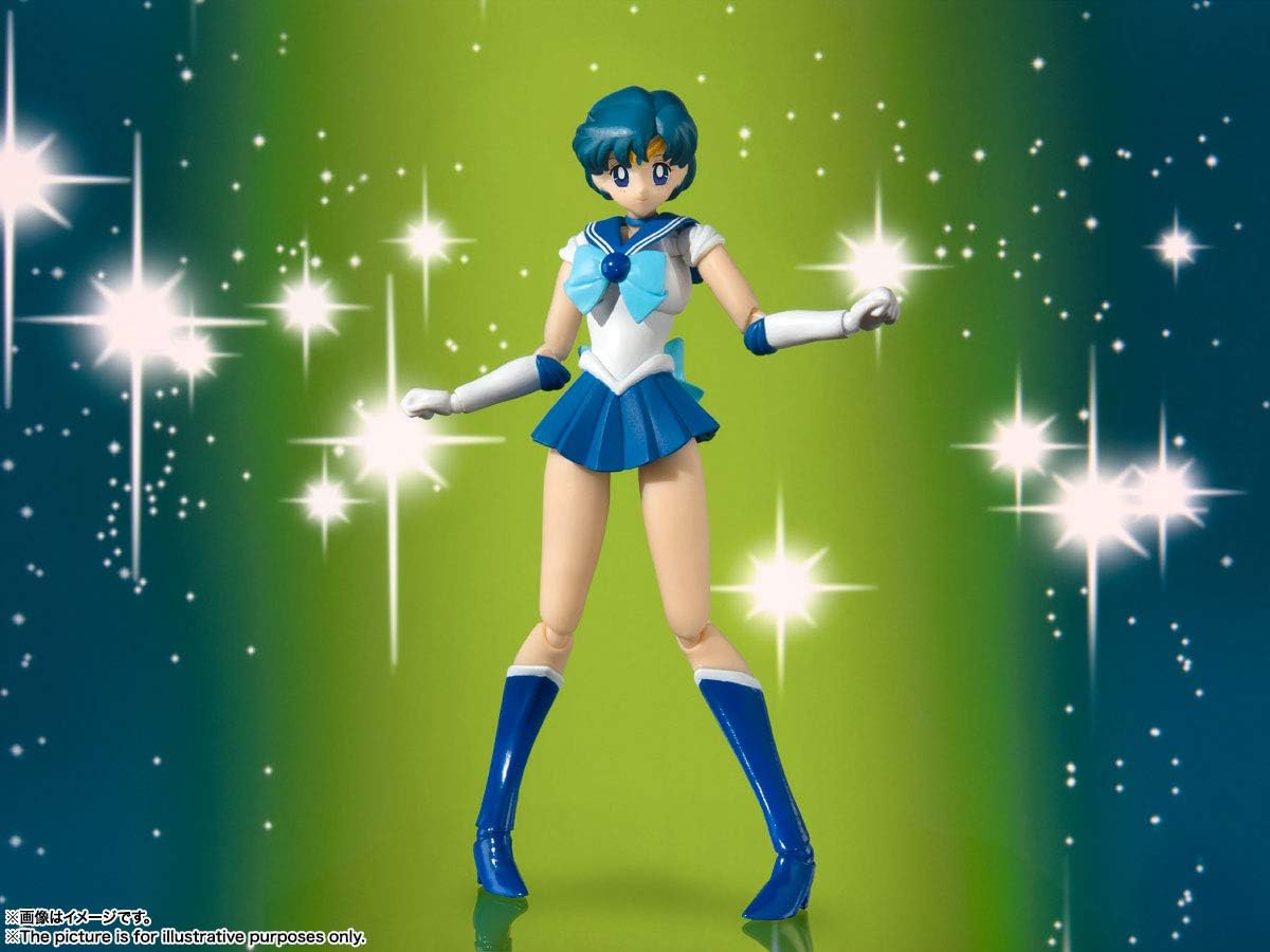 Figura de acción Sailor Mercury - Edición Animación - S.H.Figuarts