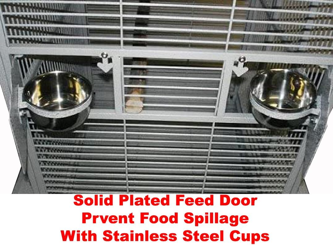 Jaula soporte abierto de hierro forjado incluye protector