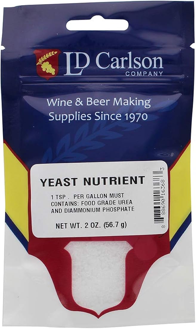 Nutriente de levadura para cerveza, vino, hidromiel y sidra