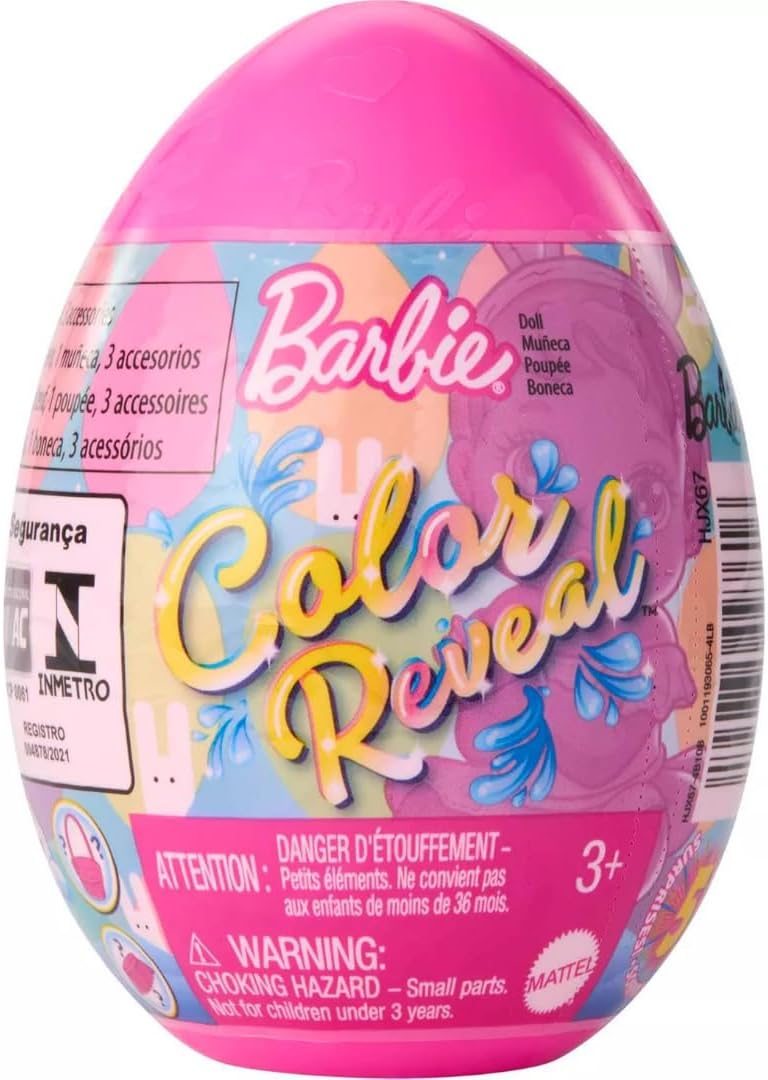 Barbie Color Reveal Easter Egg Surprise Bundle Mattel 5 Mystery Eggs