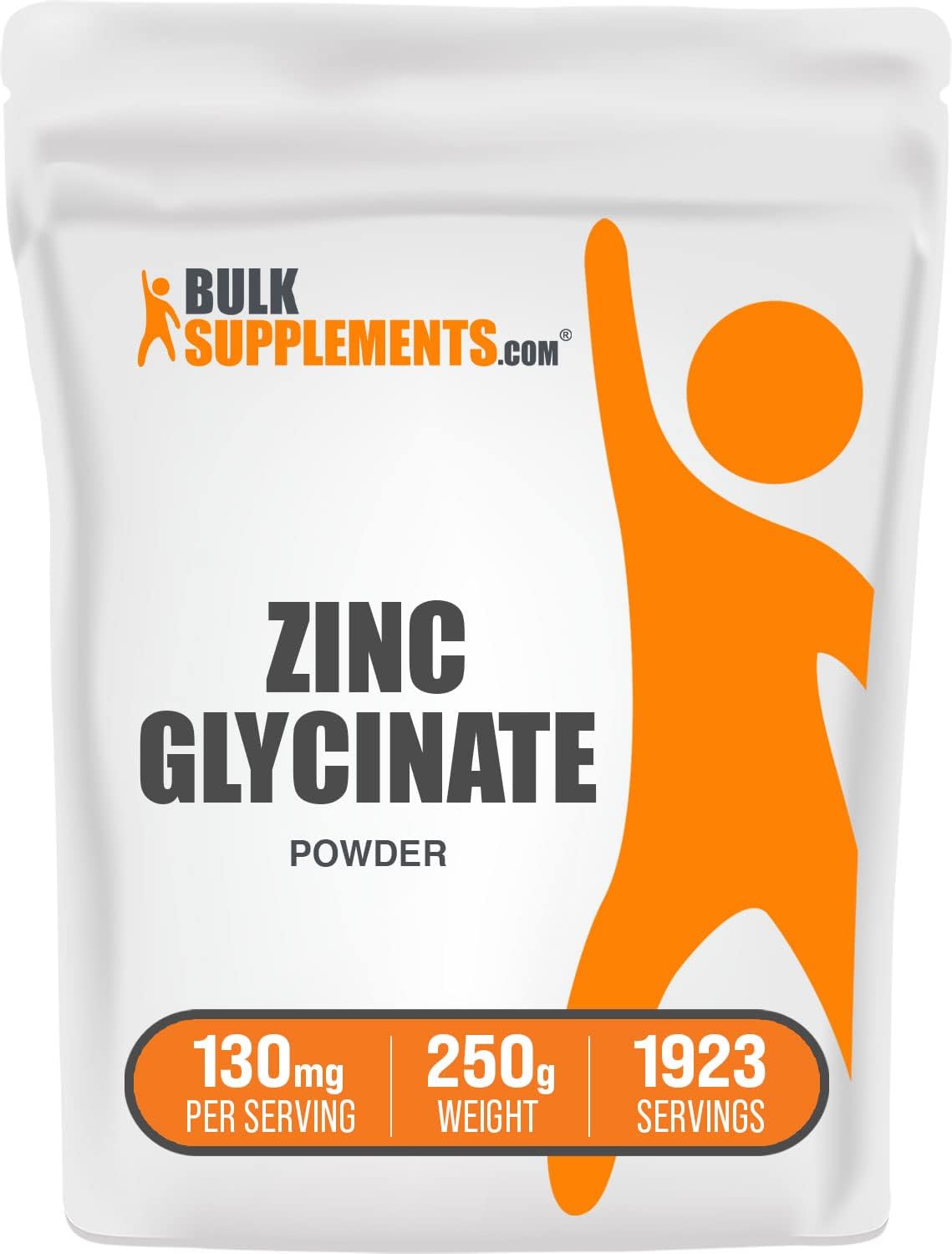 Suplementos Polvo de glicinato de zinc - Zinc 40 mg