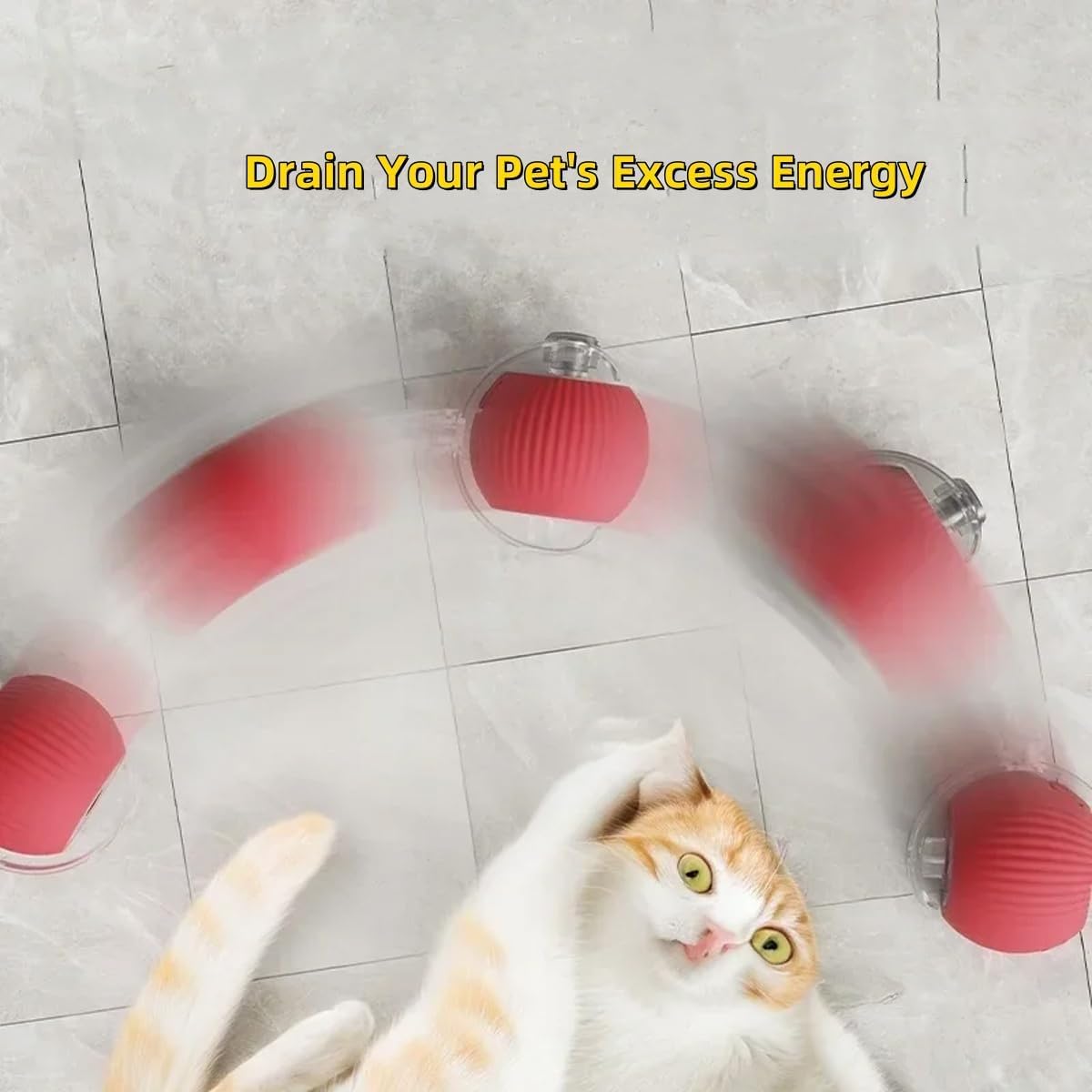 Pelota Interactiva para Mascotas, Juguete Automático 360°