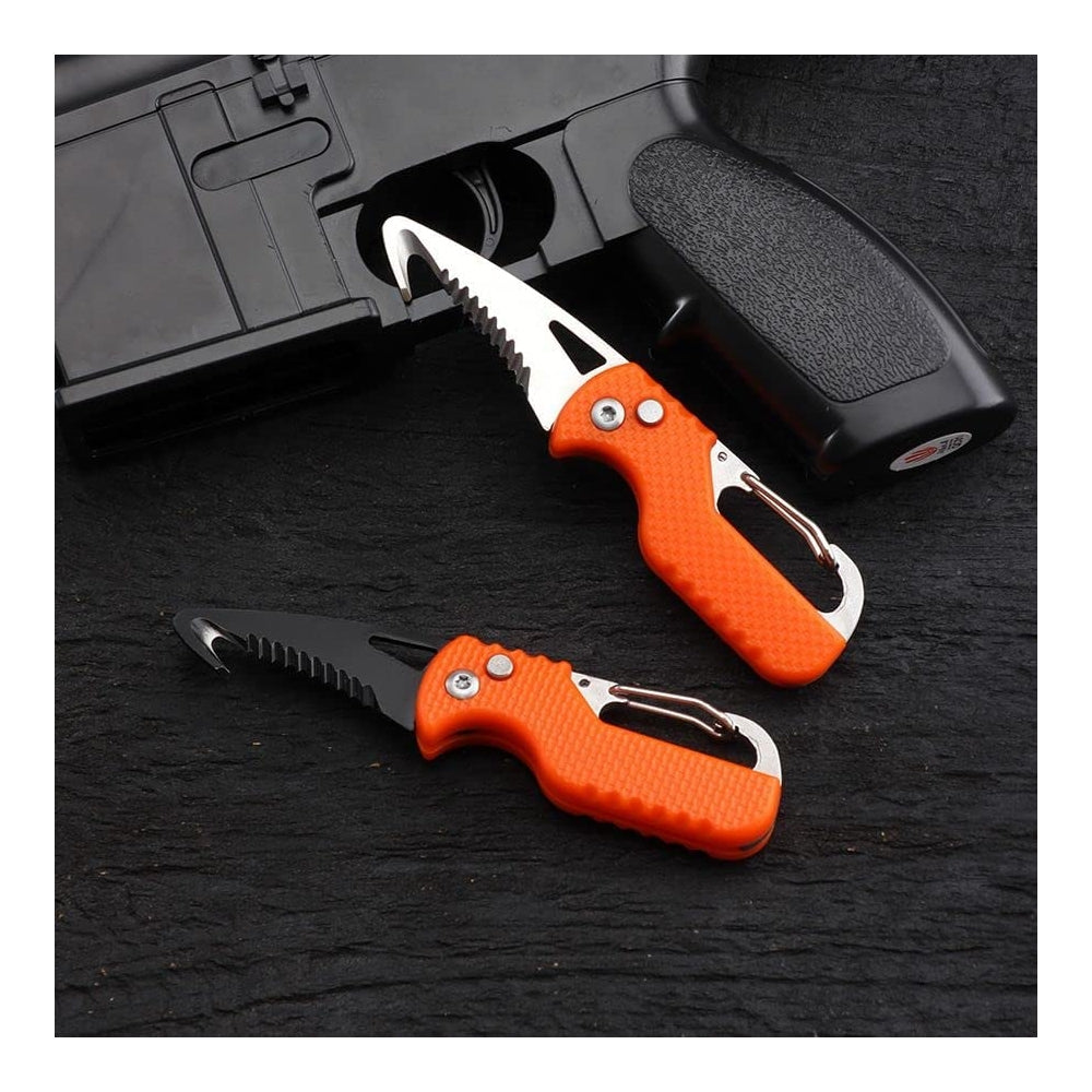 Paquete de 2 mini cuchillos plegables cortador