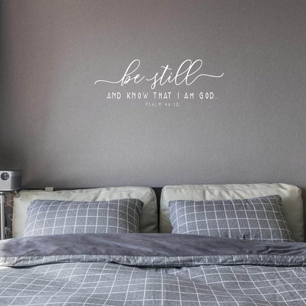 Vinilo Decorativo Religioso Be StillandKnow Letras Separadas