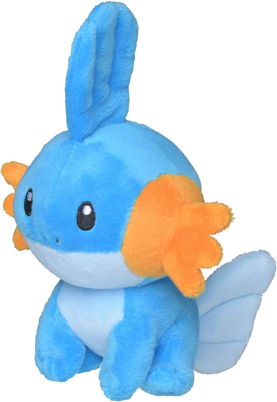 Pokémon Center: Peluche Mudkip Poké Cuties Sentado, 5 ¾ pulgadas