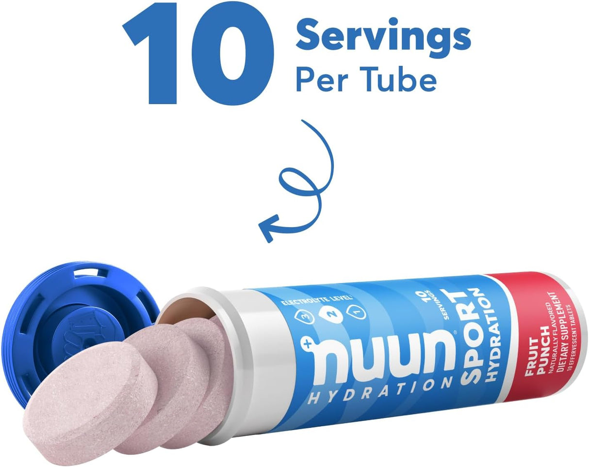 Suplemento Nuun Pastillas Hidratantes con Electrolitos 10 un