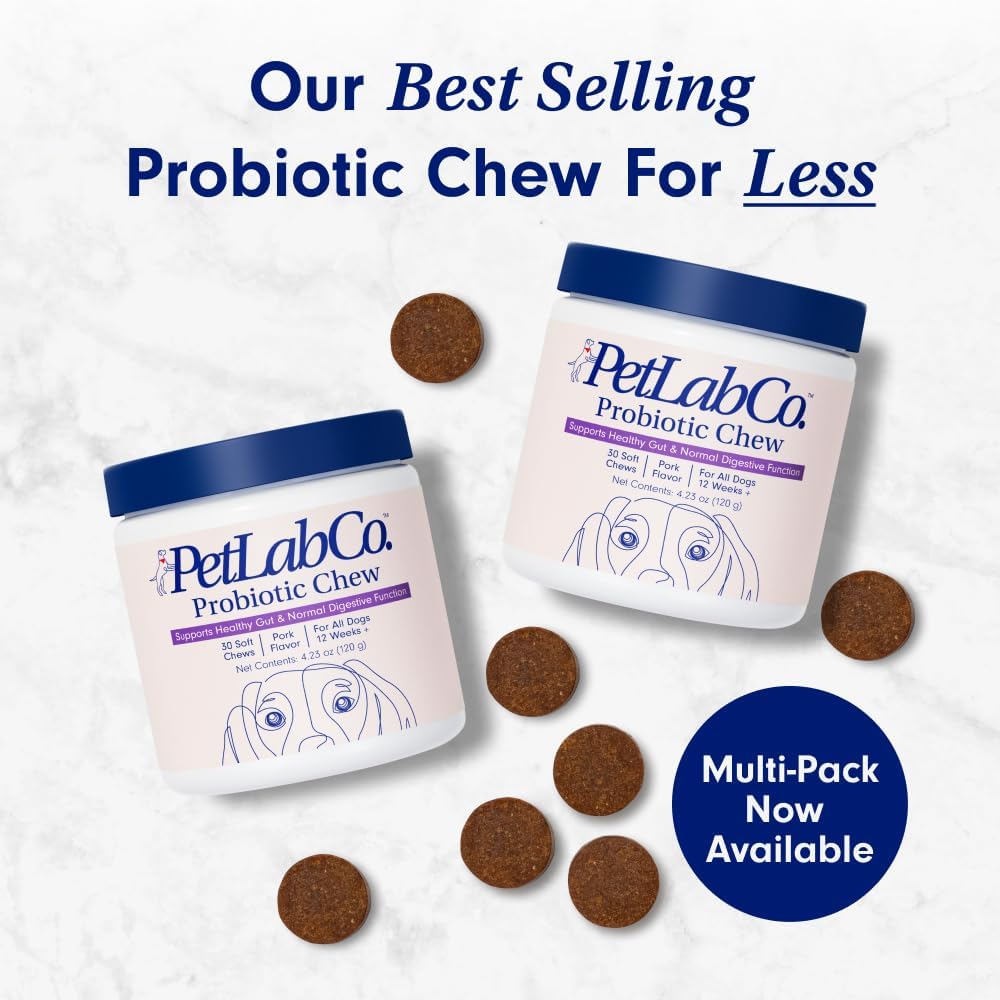 Probioticos para Perros PetLab Co., Salud Digestiva 30 Chews