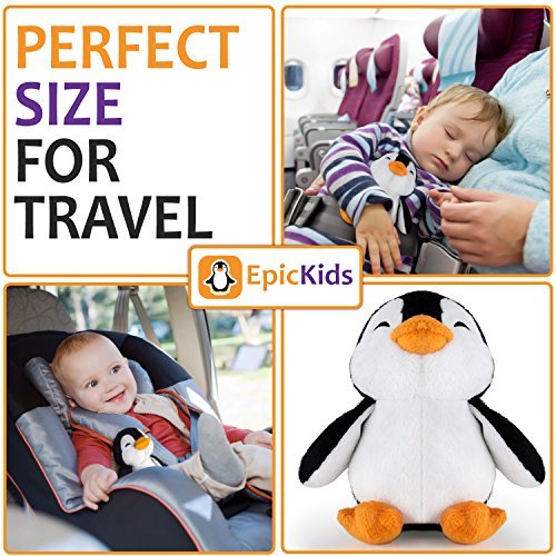 Pinguino de peluche para bebés y niños