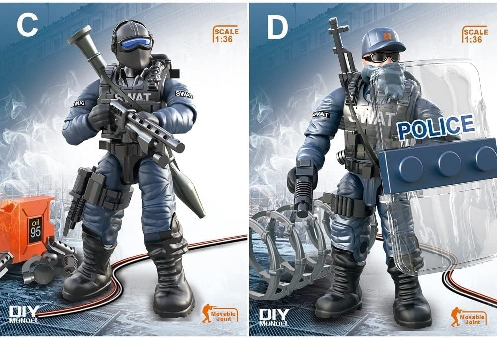 Figura de Acción Militar YEIBOBO, Fuerzas Especiales XJ-9902