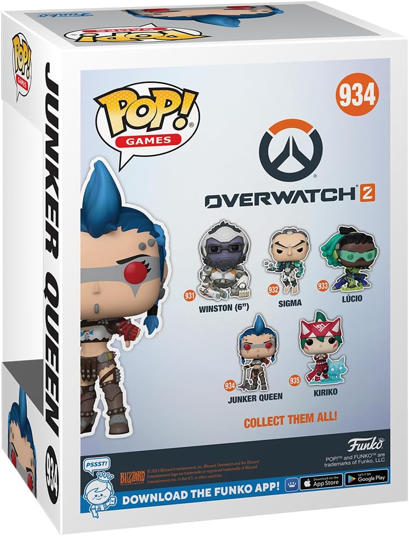 Funko Pop! Juegos: Overwatch 2 - Junker Queen Coleccionable