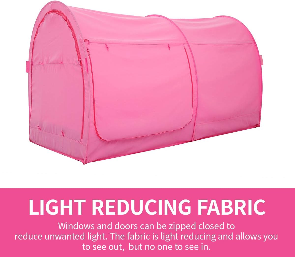 Tienda de campaña tamaño individual cortinas marco portátil