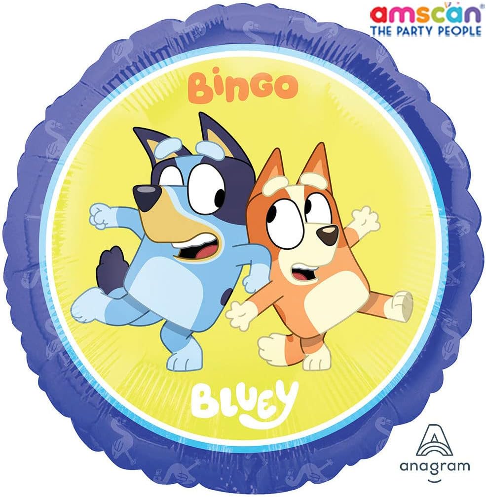 Suministros Decoración Fiesta 4to Cumpleaños Anagram Bluey