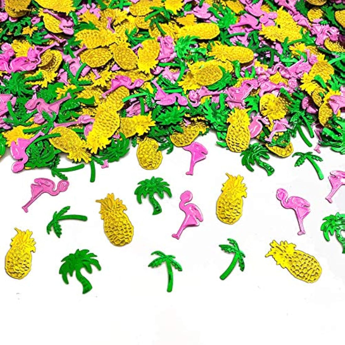 Confeti de verano hawaiano flamenco fiesta confeti de papel
