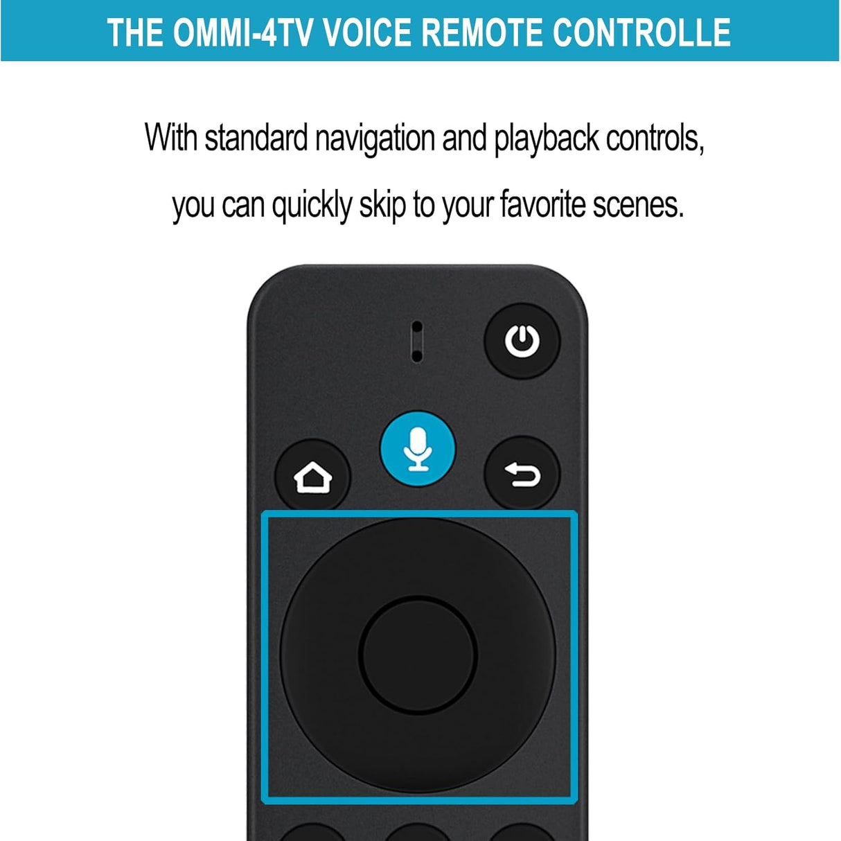 Control remoto Allimity para Amazon TV Cube y Smart TVs