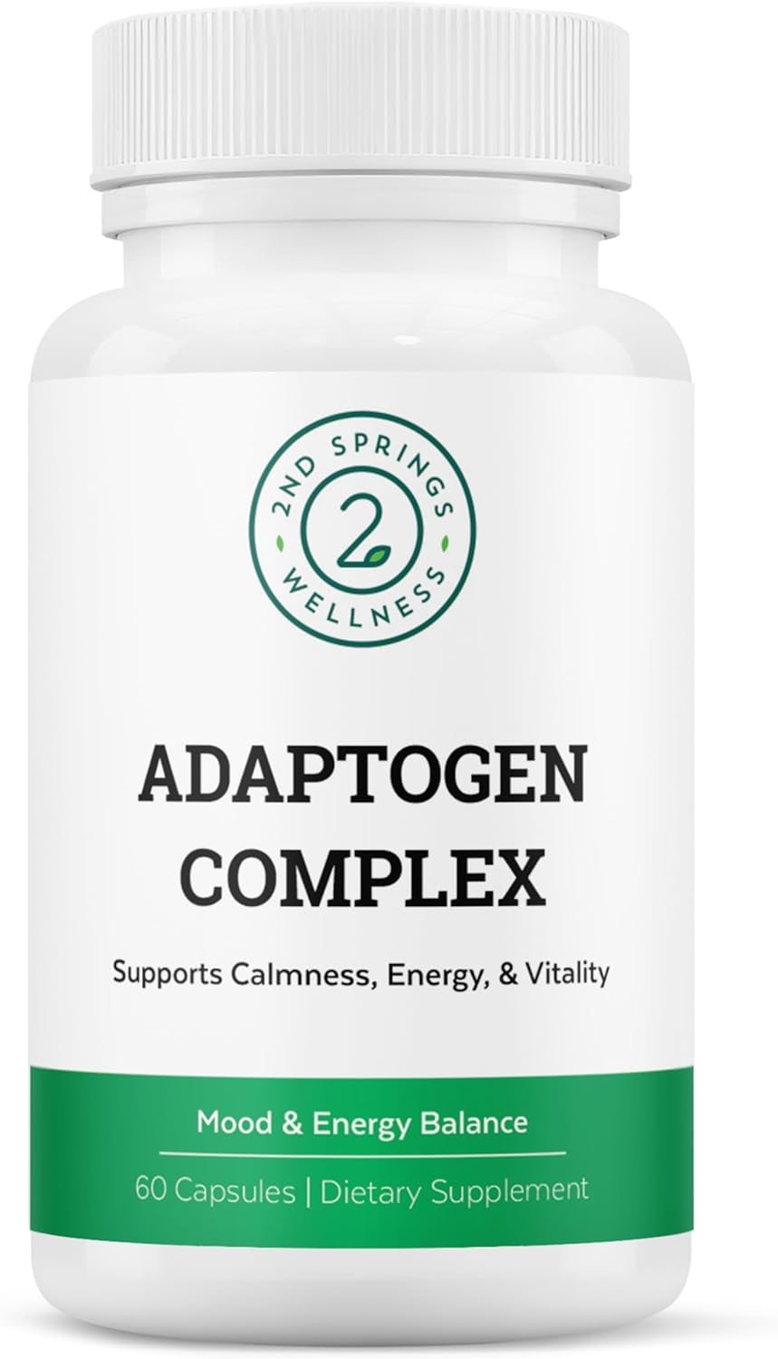 Complejo adaptógeno Calmness Energy and Vitality Booster 60u