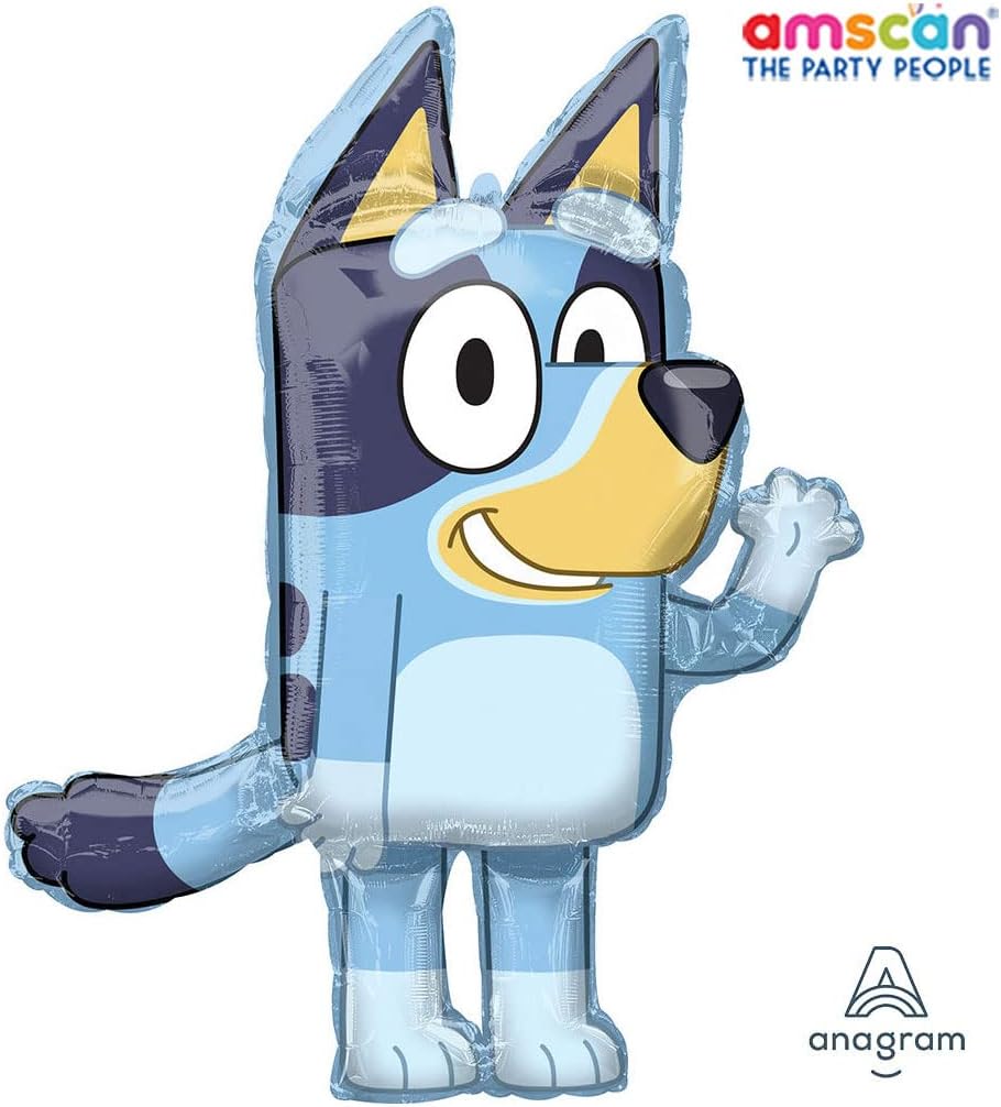 Suministros Decoración Fiesta 4to Cumpleaños Anagram Bluey