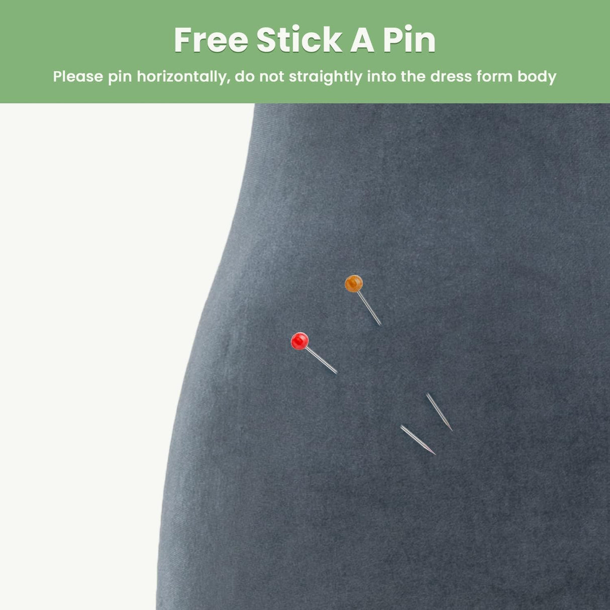 Maniquí cuerpo mujer con trípode, altura ajustable, 49.6-63.4