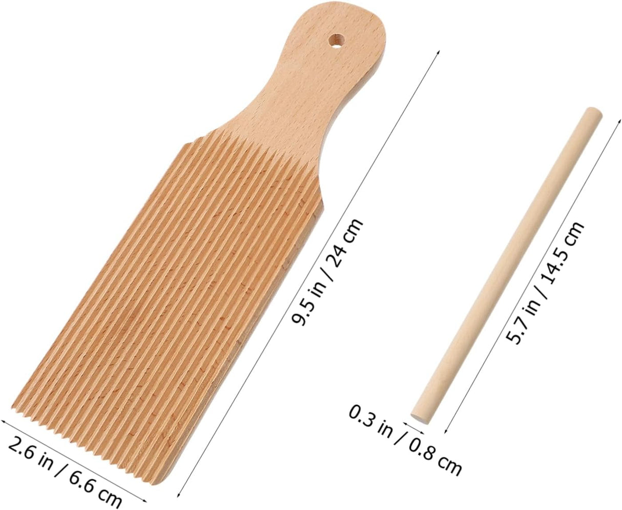 Juego de Moldes de Pasta, Rodillo de Gnocchi, Tabla de Cocina