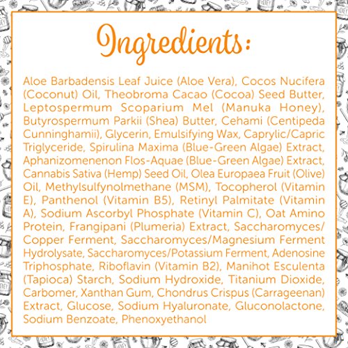 Crema Hidratante Orgánica Definitiva (2 oz) - Cara y Cuerpo