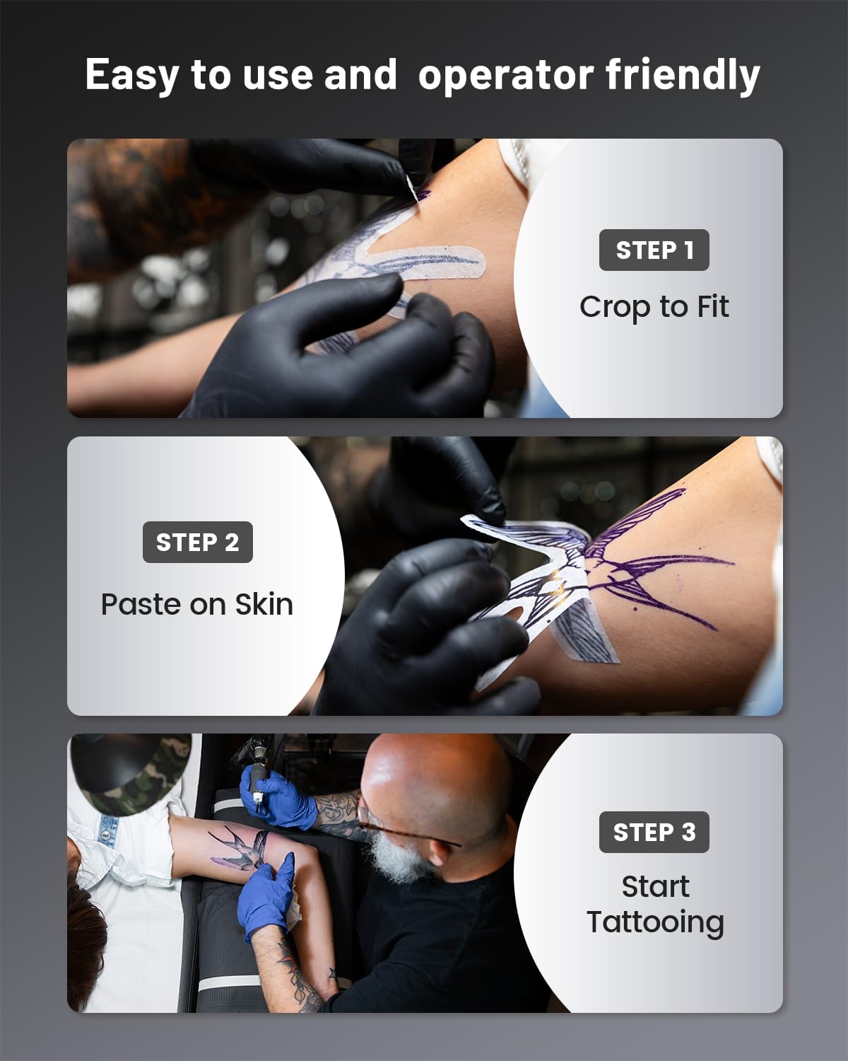 Itari M08F - Impresora inalámbrica de plantillas de tatuaje