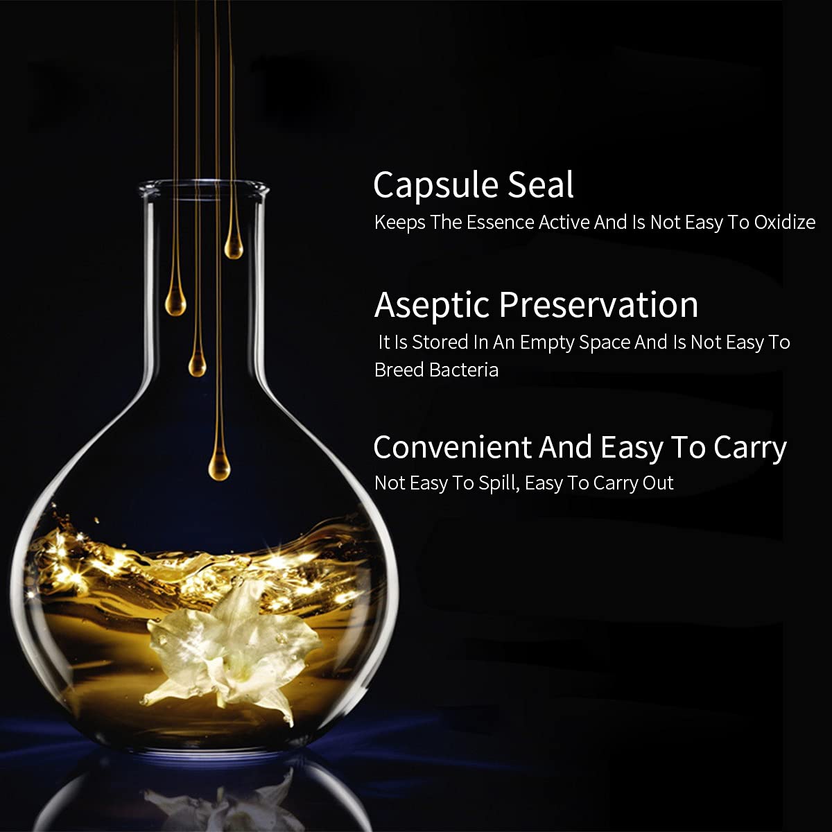 Sérum Facial con Vitamina C, Ácido Hialurónico y Retinol