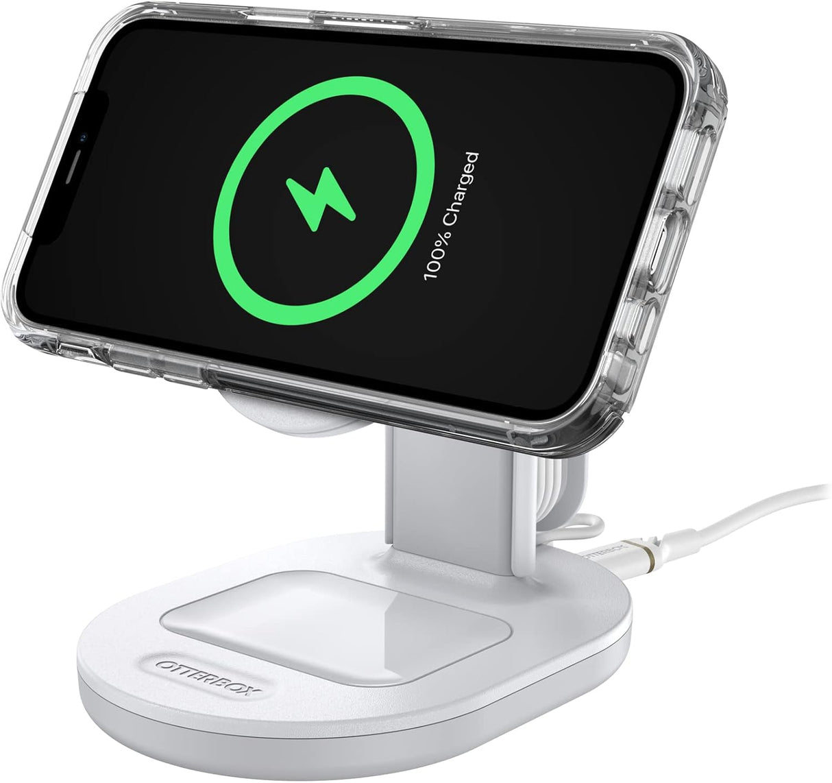 Cargador inalámbrica 3 en 1 para MagSafe BLANCO