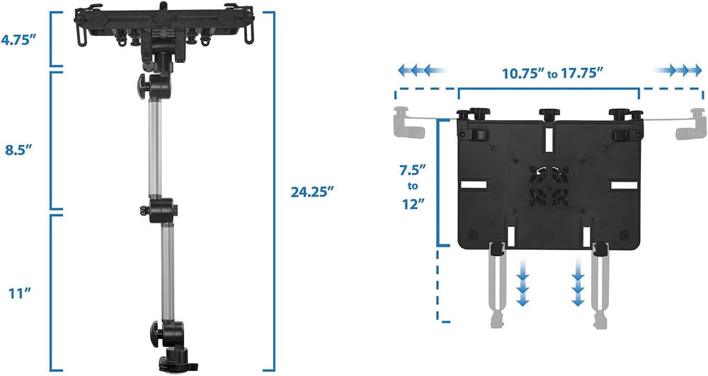 Soporte de vehículo para laptop soporte de asiento