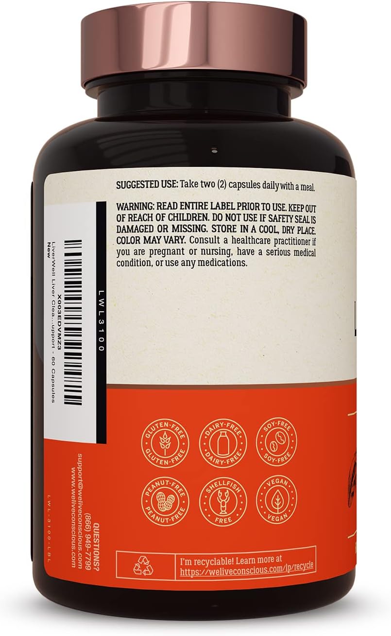 Suplemento Limpieza hepática rejuvenecimiento 60 cápsulas