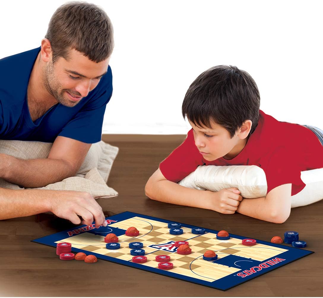 Juego de mesa Checkers, MasterPieces, Wildcats, 6 años+
