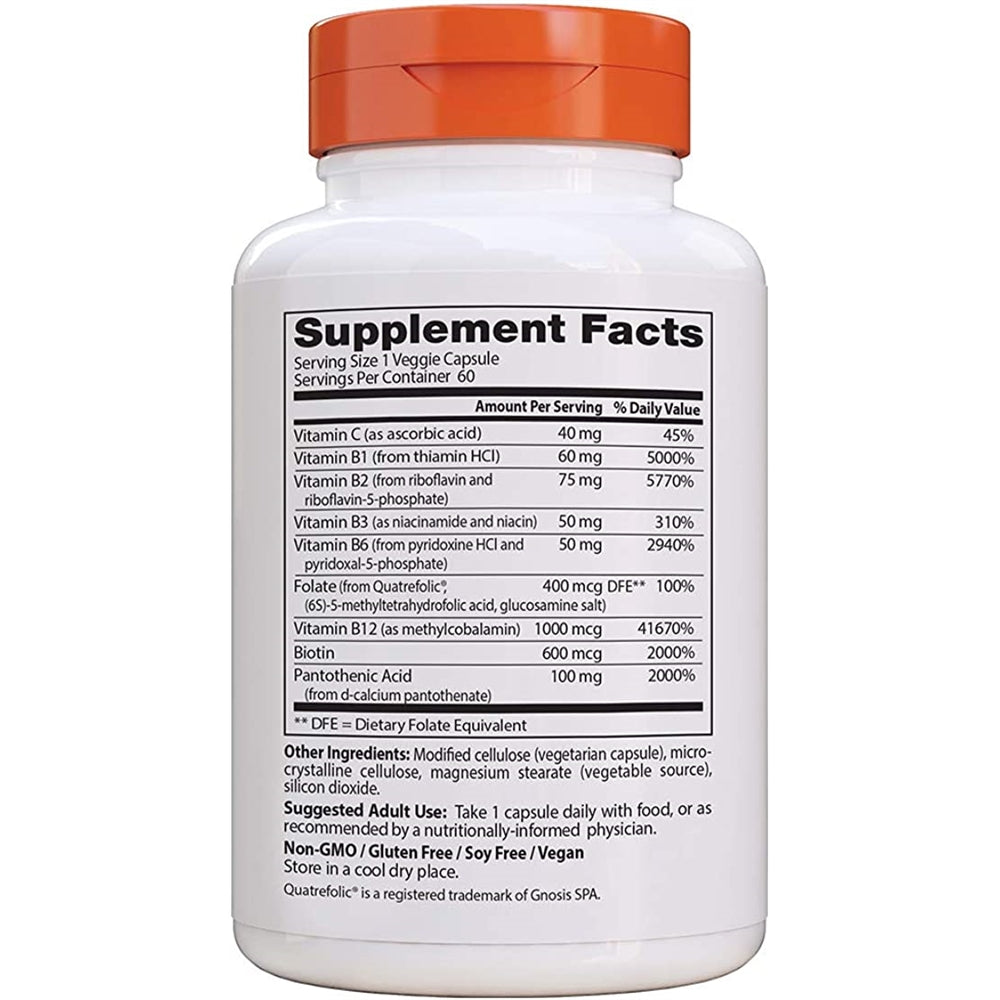 Suplemento Complejo B apoya el sistema nervioso energético