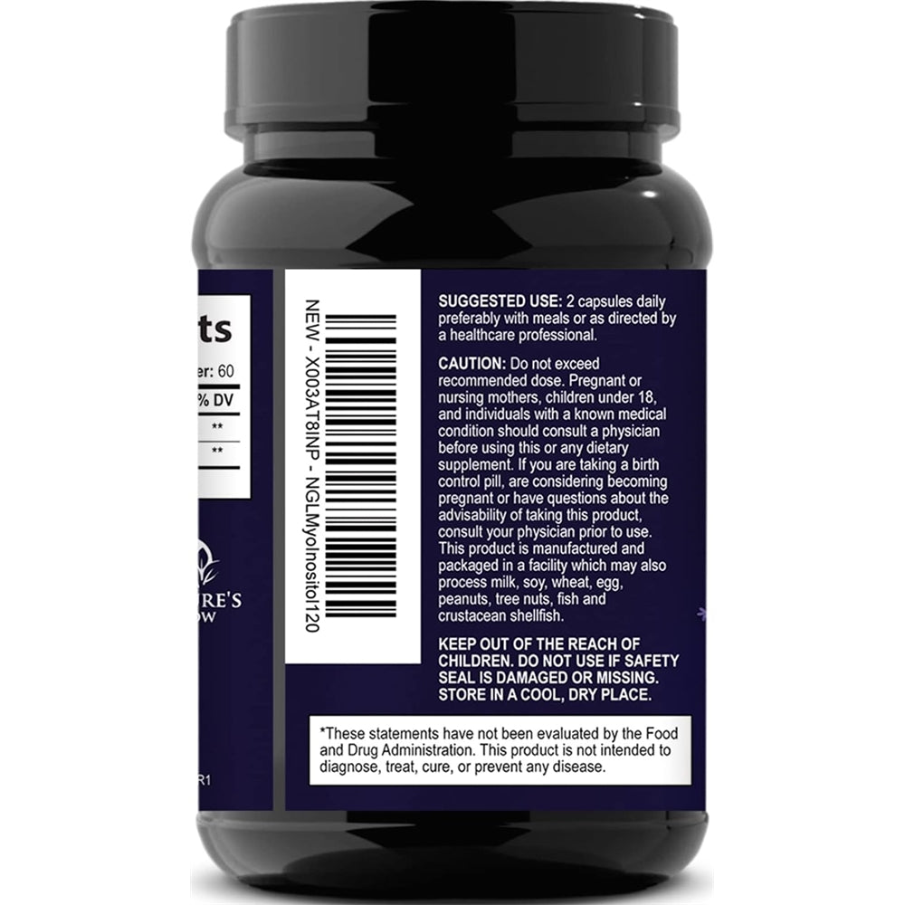 Suplementos Myo-inositol D-Chiro Inositol Hormona vegana